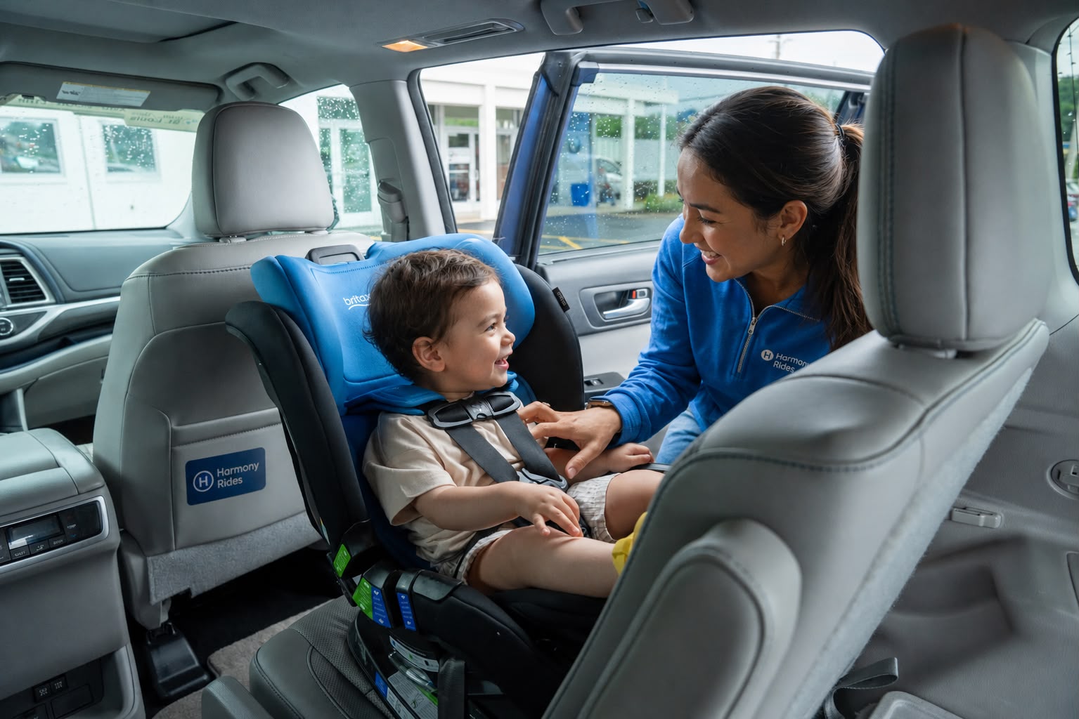 Baby and booster seats for Sydney airport transfers